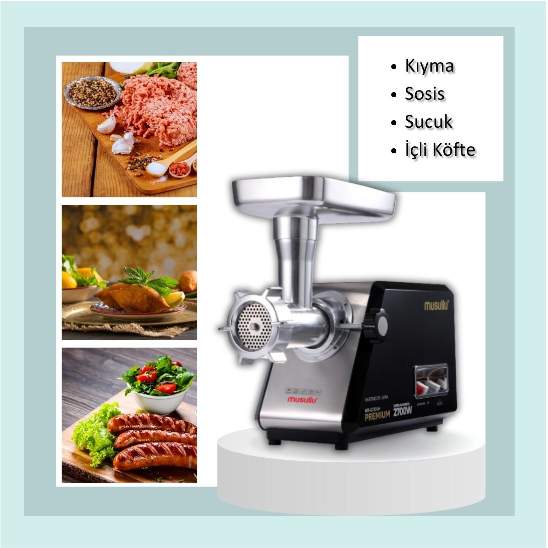 چرخ گوشت موسولو MTG2700M