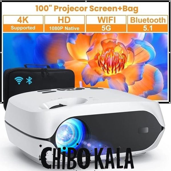 ویدیو پروژکتور HAPPRUN مدل L2 کیفیت تصویر Full HD قابل حمل