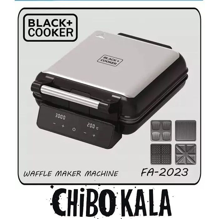 ساندویچ ساز چهار کاره بلک کوکر FA-2023ساندویچ ساز چهار کاره بلک کوکر FA-2023