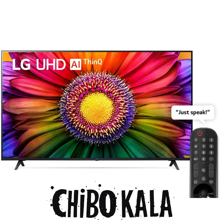 تلویزیون ال جی UR80006 سایز ۵۵ اینچ LED Ultra HD 4K