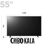 تلویزیون ال جی UR80006 سایز ۵۵ اینچ LED Ultra HD 4K