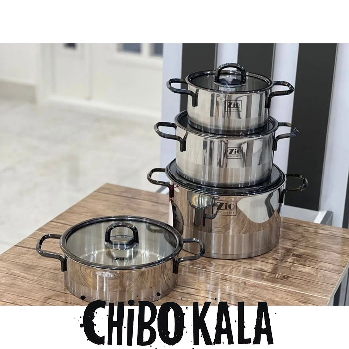 سرویس قابلمه استیل زیو137828